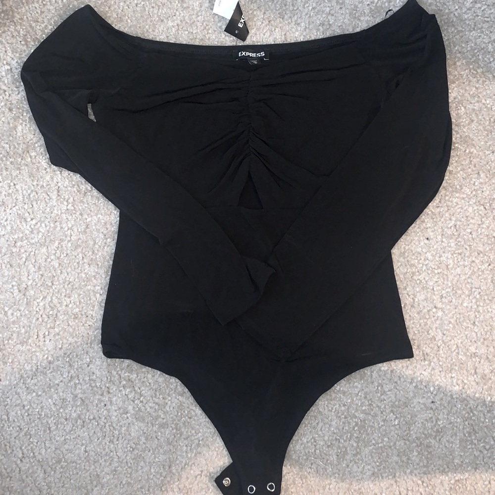 Express keyhole thong bodysuit